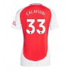 Arsenal Riccardo Calafiori #33 Hemmatröja Dam 2024-25 Korta ärmar